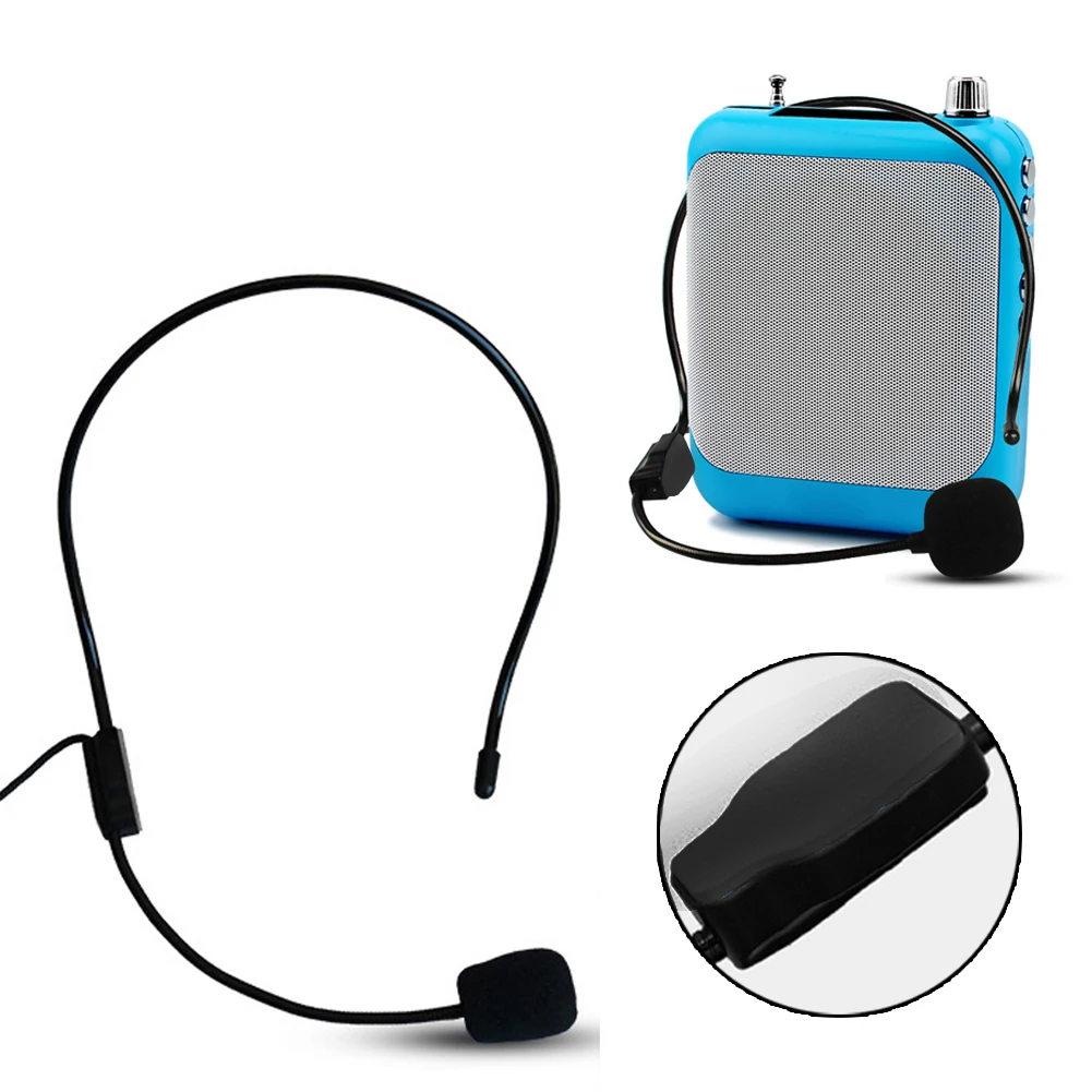 Портативный усилитель голоса Megaphone микрофон для учителя Speaker 12W FM Запись с