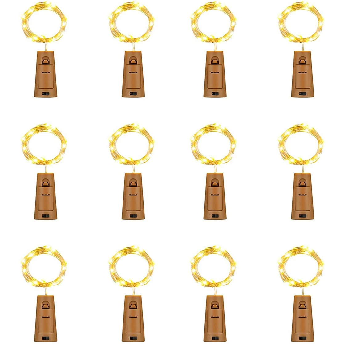 

Wine Bottle String Lights with Cork 2M 20leds Silver Wire Cork Lights for Wine Liquor Bottles Xmas Wedding Party Table Decor