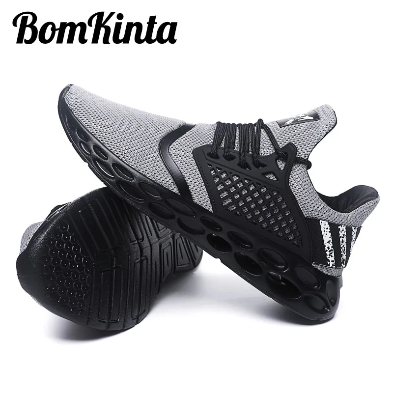 

BomKinta 2018 New Fashion Casual Shoes Men Plus Size Breathable Tenis Sneakers Men Shoes Brand Big Mans Damping Footwear