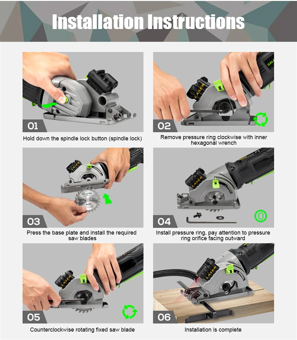 480 Вт DIY многофункциональная электрическая пила, электрические инструменты, роторный инструмент, циркулярные пилы для дерева, Мини электрическая циркулярная пила