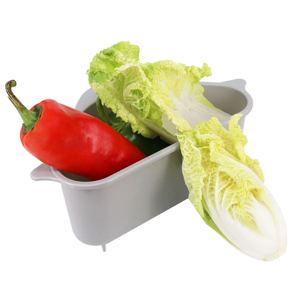 Сливная корзина для овощей и фруктов треугольное ситечко раковины присоска