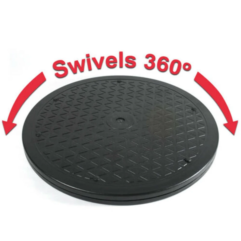 30cm Round Display Platform Turntable Heavy Duty Ornament Plastic Pottery 360 Degree Rotating Sculpture | Дом и сад