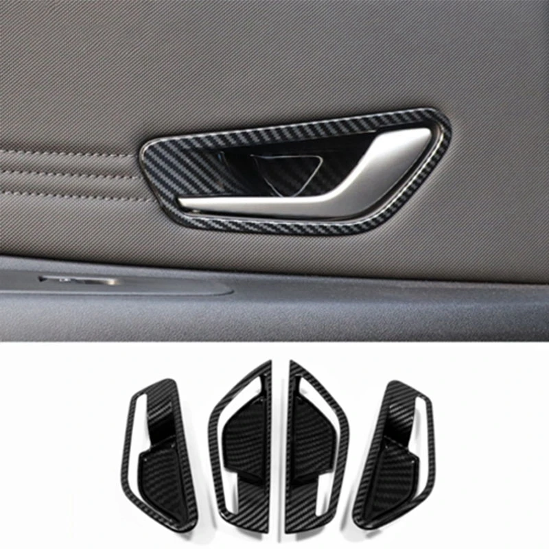 

Автомобиль крышка внутренней дверной ручки внутренняя ручка декоративная рамка Внутренняя крышка чаши для Hyundai Tucson 2021 2022