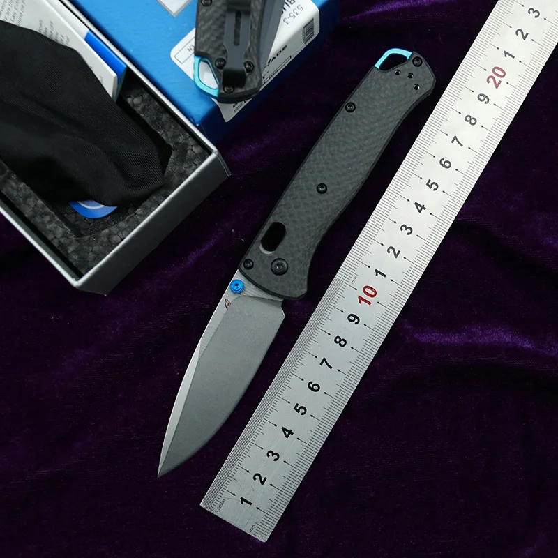 

Складной нож 535-3 в оригинальной упаковке, индивидуальная версия, S90V, ручка из углеродного волокна, инструмент для повседневного использован...