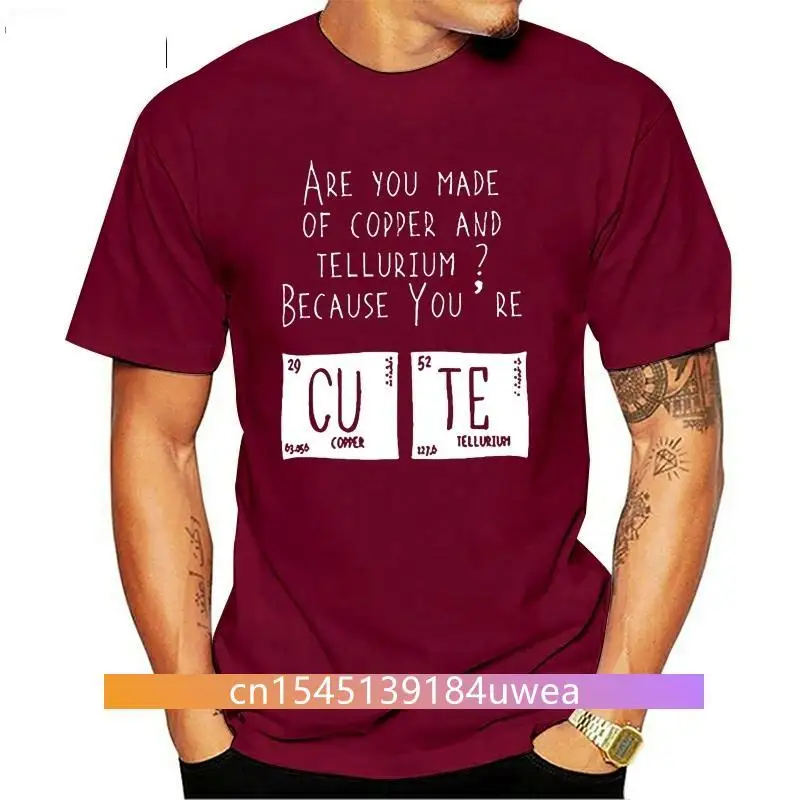 

New Men's T-shirt Cartoon Fun Life Is Strange Warren Periodic Table Men's Print Cotton Men Printing Tshirt trend