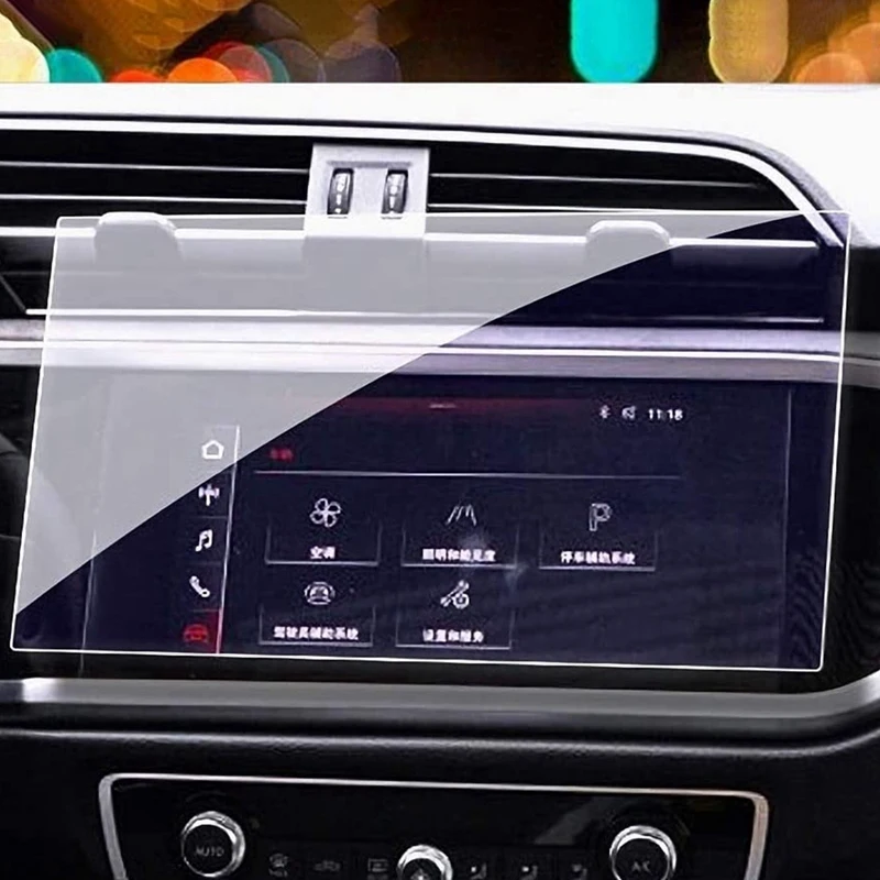 

For 2019 2020 2021 - Q3 Car GPS Navigation Press Screen Center Display Tempered Glass Protector Film Accessories