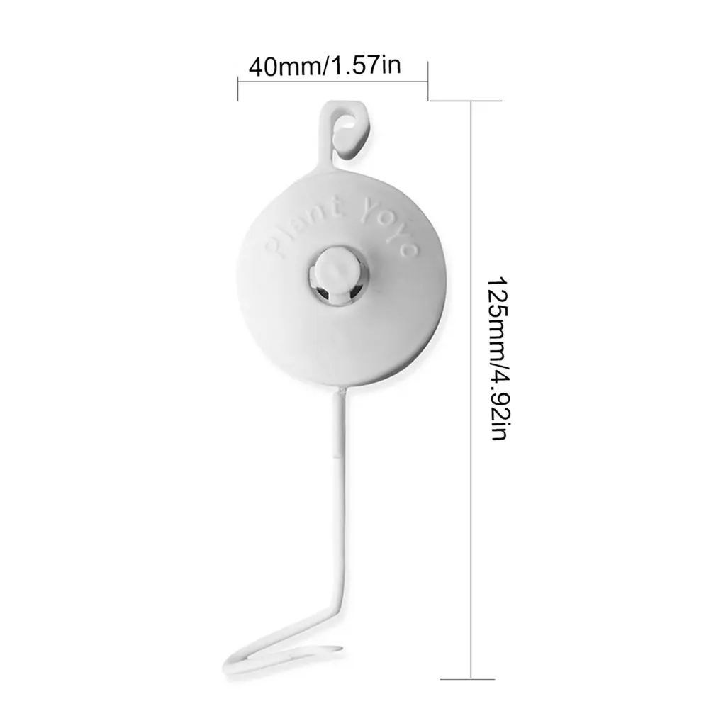 

10pcs Smart Retractable Plant Yoyo with Stopper Hydroponics Grow Support Hanger Hydroponic for Home LESHP
