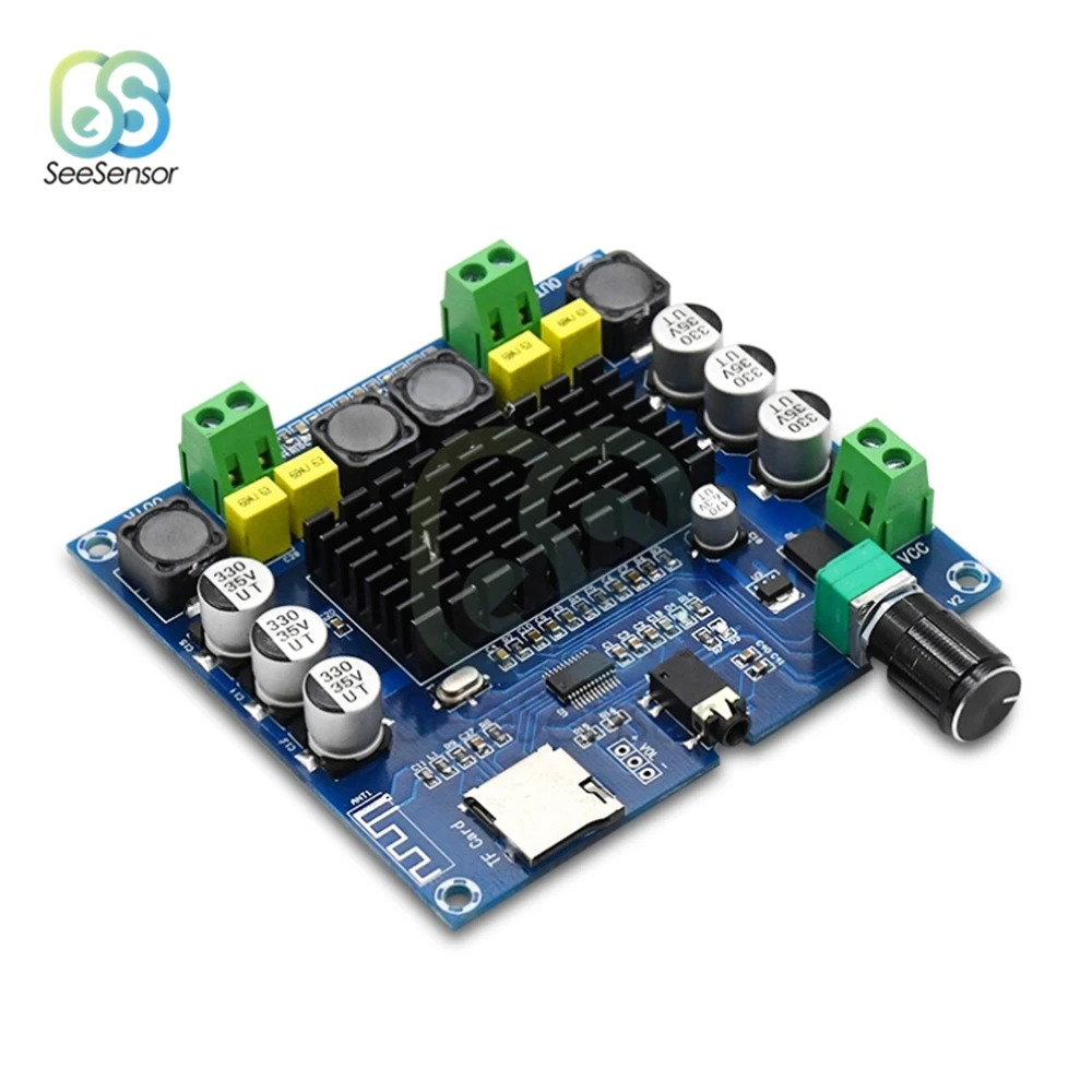 Плата цифрового усилителя TPA3116 Bluetooth 4 1 2x50 Вт стерео аудио усилитель модуль с