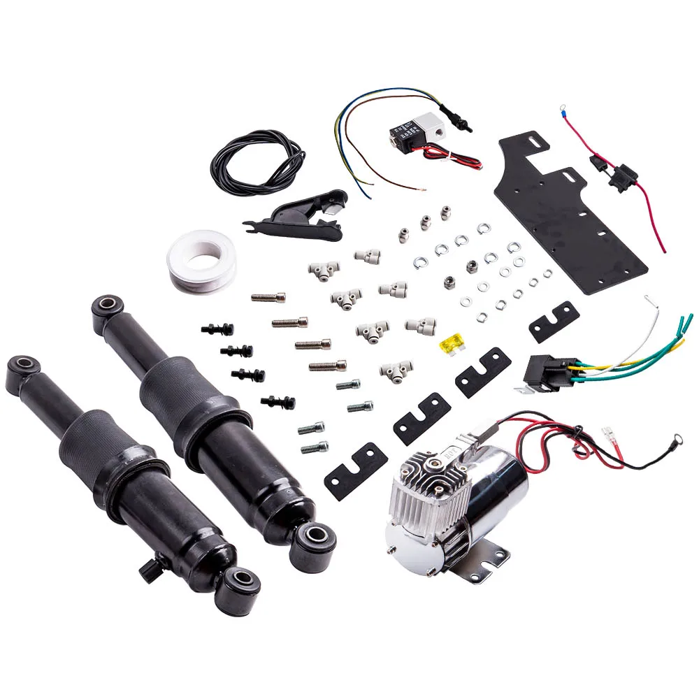 

Rear left & right Air Ride Suspension Set For Harley Touring Road King Street Glide 1994-2018