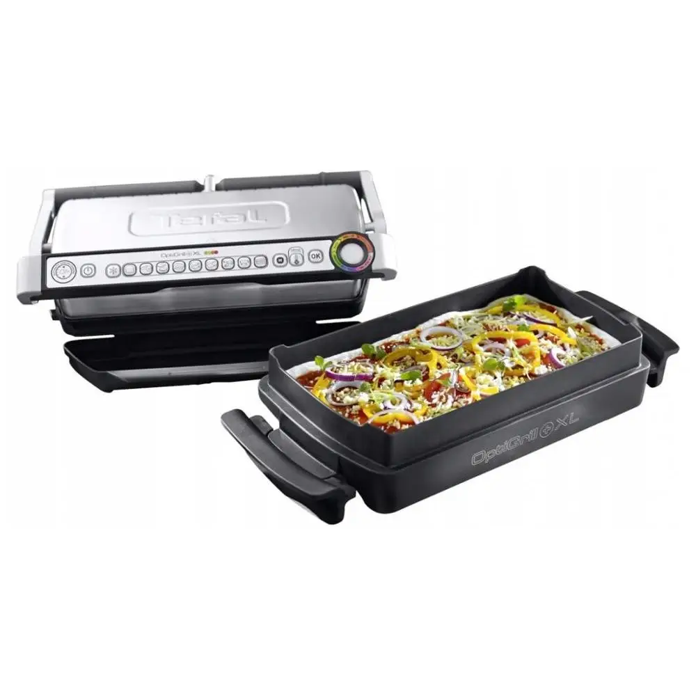 TEFAL Электрогриль Optigrill XL+ SNACKING BAKING GC724D с поддоном для запекания Официальная гарантия по России