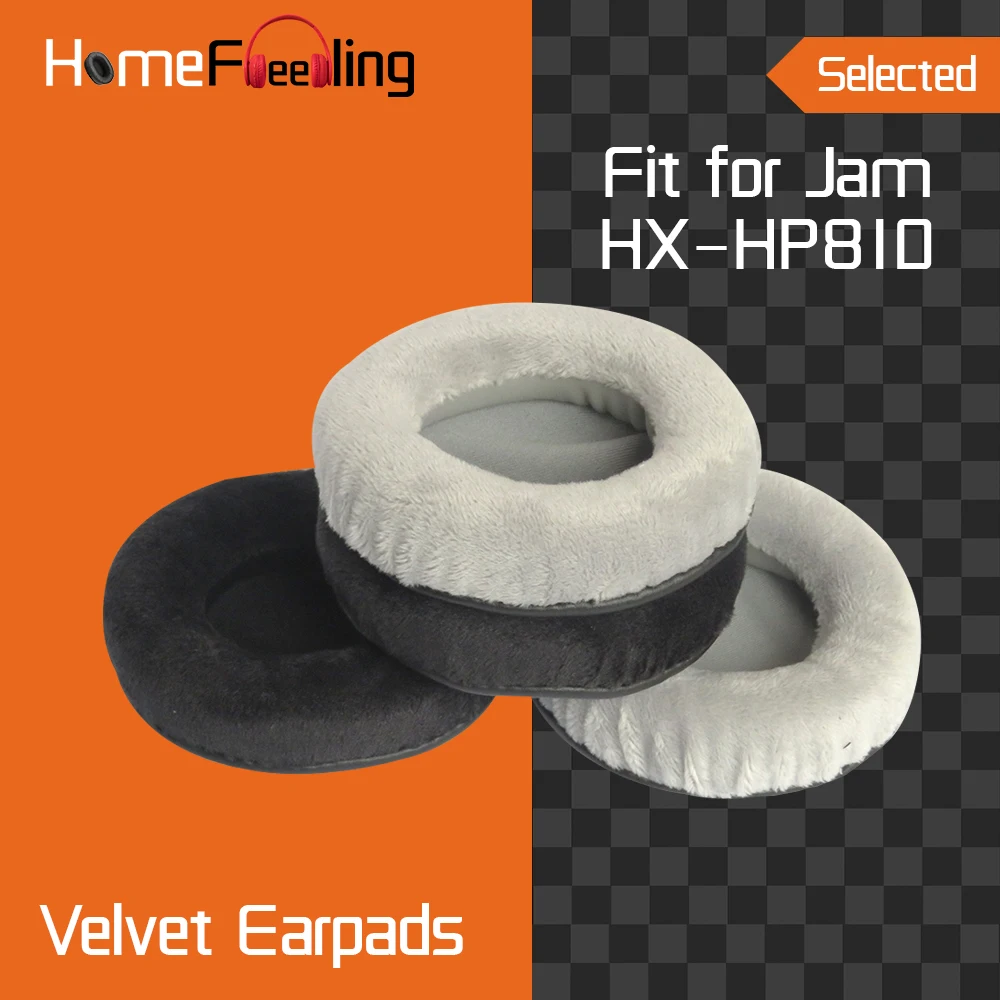 

Homefeeling Earpads for Jam HX-HP810 HX HP810 Headphones Earpad Cushions Covers Velvet Ear Pad Replacement