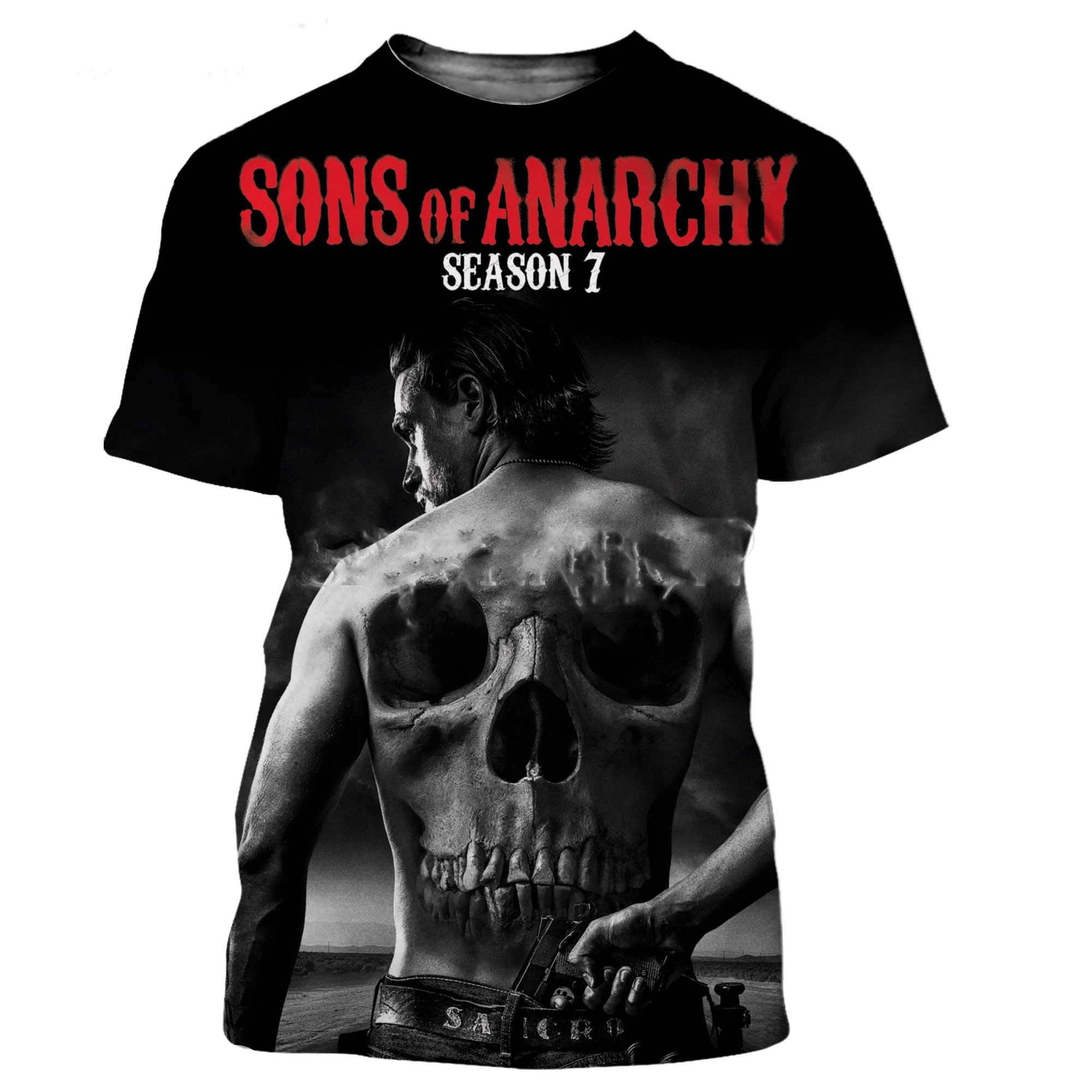 Футболка в стиле Харадзюку для мужчин и женщин крутая тенниска с 3D-принтом сына