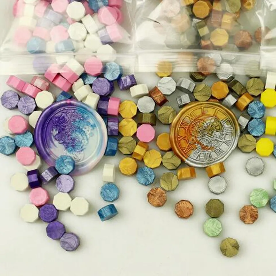 Один пакет штамп для воска бусины гранулированные зернистые бобы 32 34 г около 100