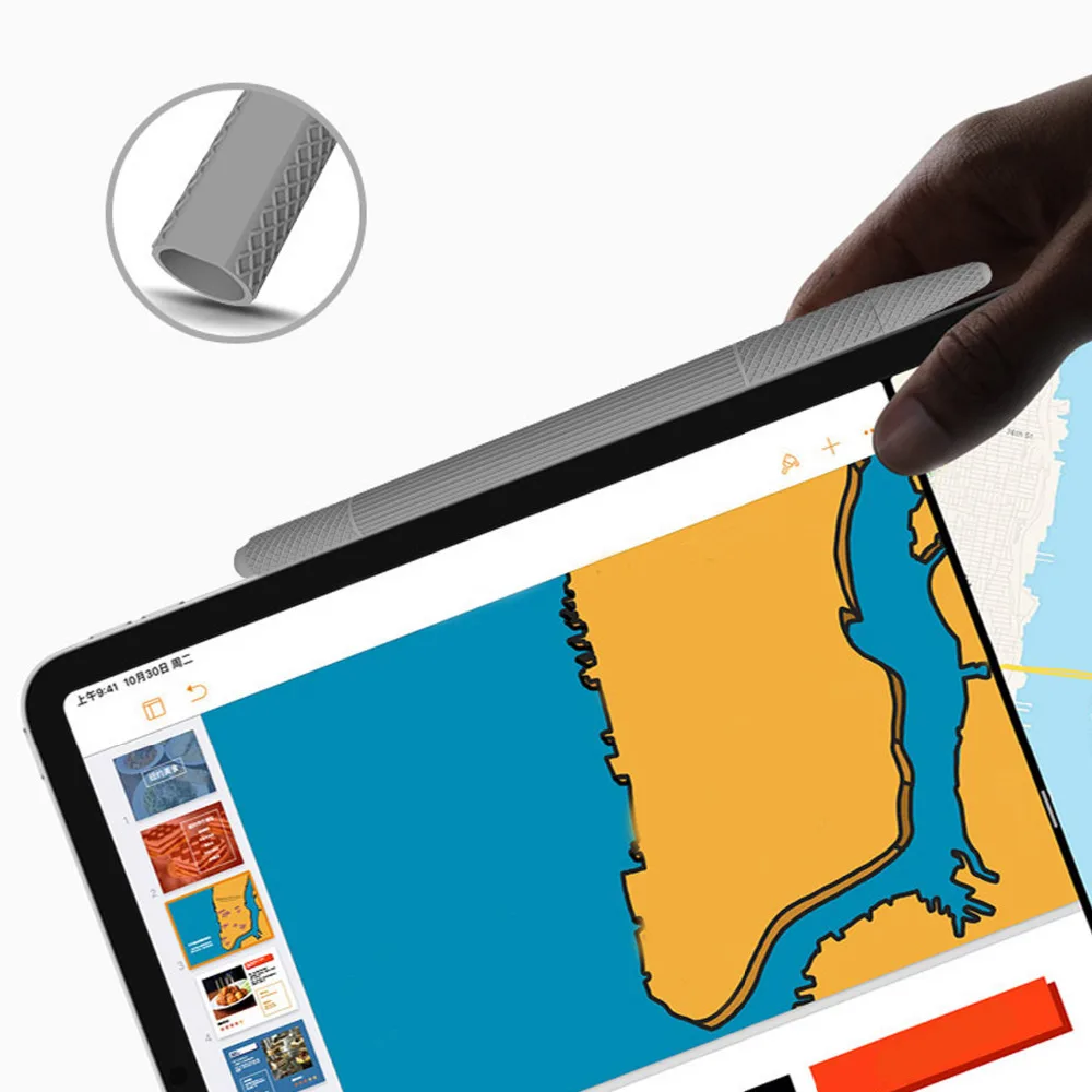 Модный мягкий силиконовый защитный чехол для Apple Pencil iPencil 2 го поколения стилус