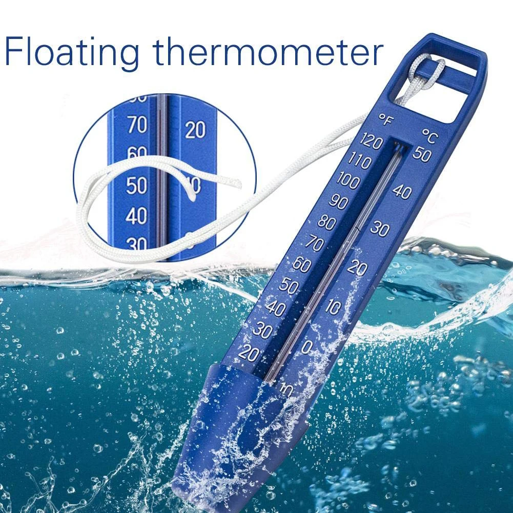 

Swimming Pool Floating Thermometer Practical Multi-functional Hot Tub Ponds Durable Portable ABS Water Temperature Meter