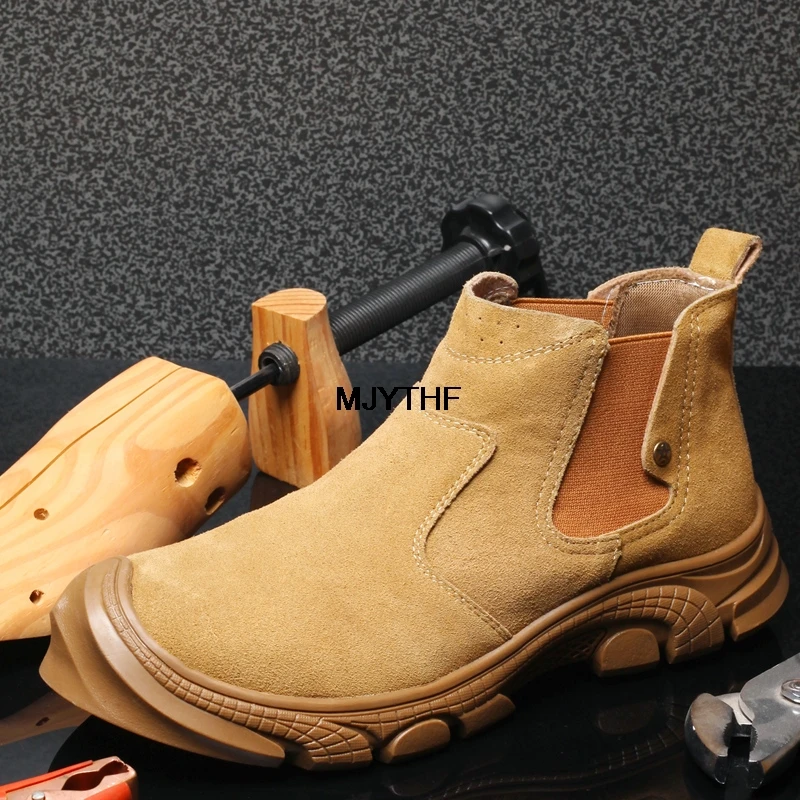 

Puncture-Proof Safety Shoes Men Indestructible Shoes Outdoor Hiking Shoes Construction Work Shoes Sneakers Male Welder Boots