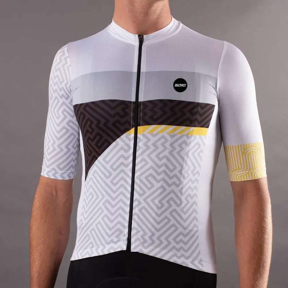 Футболка мужская с коротким рукавом Джерси для езды на велосипеде Испании