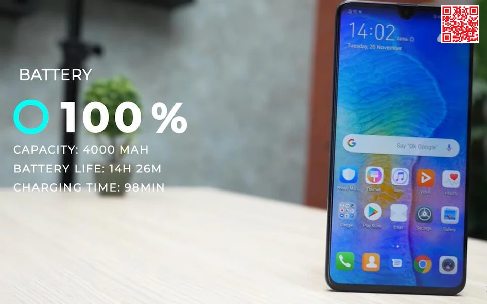 Мобильный телефон huawei mate 20 с глобальной прошивкой, 6,35 дюймов, Восьмиядерный процессор Kirin 980, SuperCharge, 4000 мАч, GPU Turbo, 2,0, отпечаток пальца