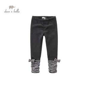 DKH15212 dave bellaзимние От 5 до 13 лет для мальчиков; Модные штаны в полоску с карманами; Детские изысканные повседневные длинные штаны