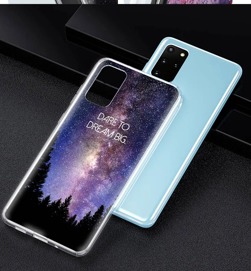 

Aurora Case for Samsung A50 A51 A71 A70 A40 A20 A20E S10 S20 S9 S8 S7 Edge Ultra Puls Note 20 10 9 8 Ultra Plus Soft Cover Funda