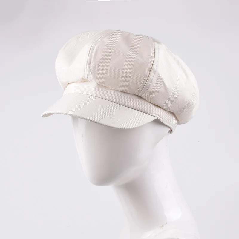 H7509 Британский ретро полосатая Кепка шляпа Весна Лето Досуг корейский хлопок