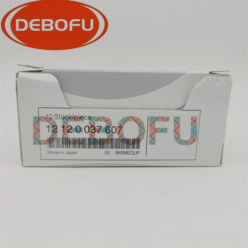 

10 шт. оригинальная иридиевая Свеча зажигания BKR6EQUP для BMW 12 12 0 037 607 12120037607 зажигания для M54 E34 E36 E39 E46 Z3 320 528