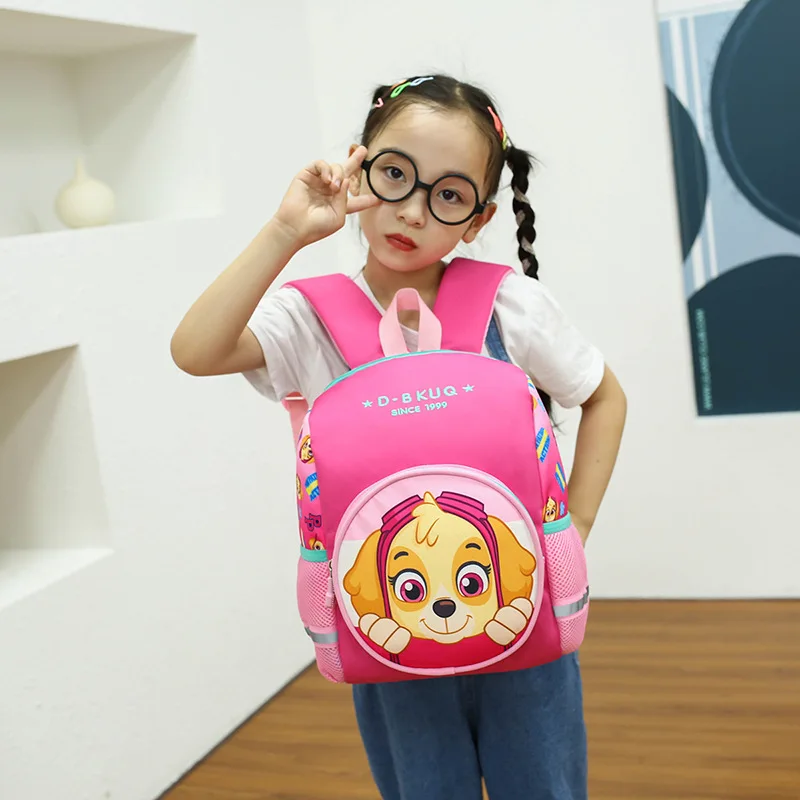 

Paw Patrol Children Cartoon School Bag Baby School Backpack Patrulla Canina Chase Marshall Skye Rubble Kids Backpack Party Gifts
