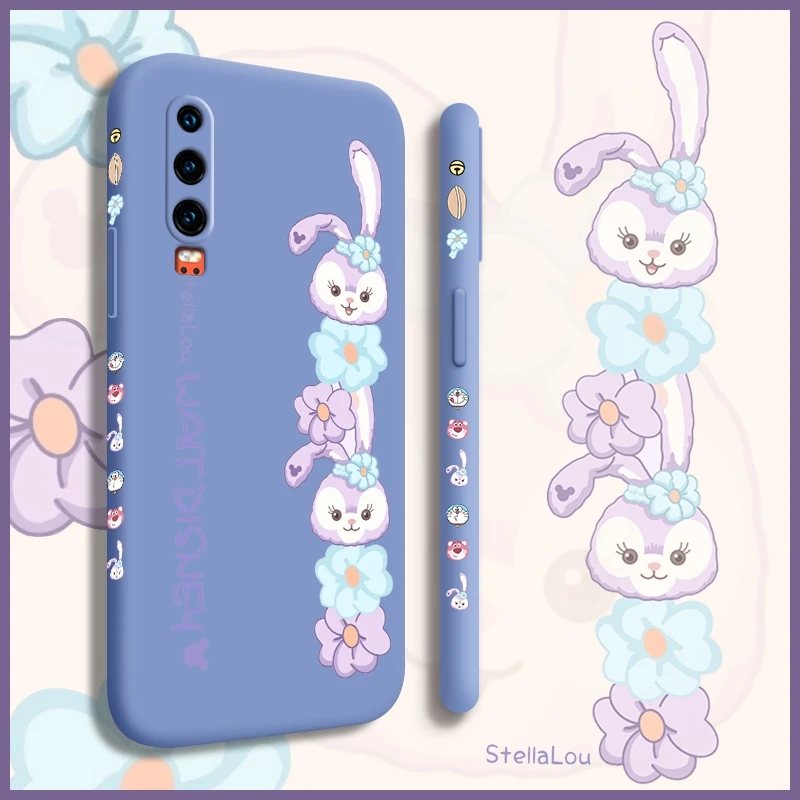 

Чехол для Huawei P30 Lite P30 Pro P SMART Z P SMART 2020 P SMART 2021 с милым боковым рисунком, задняя крышка, мультяшный чехол