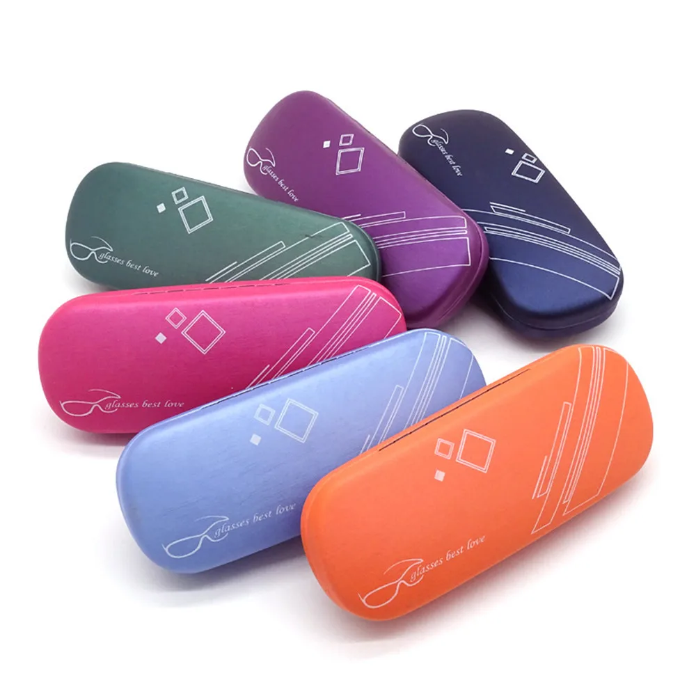 

Men Women Glasses Box Portable Leather Pu Myopia Glasses Case Eyewear Protector Sunglasses Reading Eyewear Case Containers