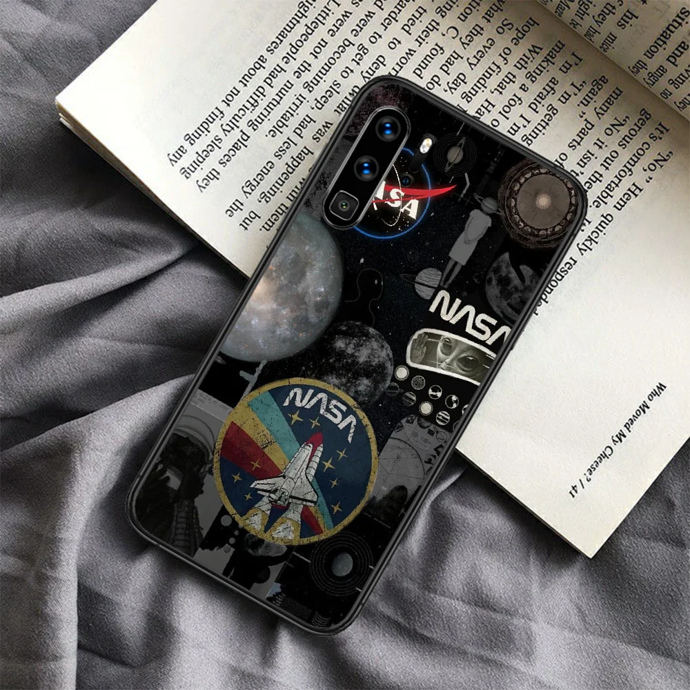 

Space NASAS Phone Case For Huawei P Mate Smart 10 20 30 40 Lite Z 2019 Pro black Cover Painting Etui Silicone Bumper Fashion