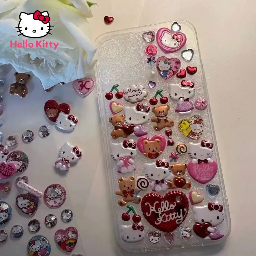 

Hello Kitty Stereo Bubble Sticker Cartoon Reward Sticker Girl Sticker