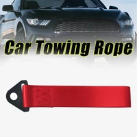car personality tow rope decoration trailer with triangle plate type automobile universal traction rope screw fixing