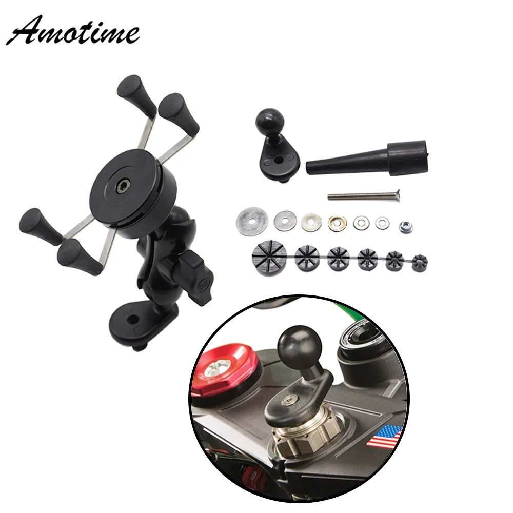

Motorcycle phone Mount Holder with USB Charger Fit for 3.5"-6.5" Phone for Yamaha R1 R6 BMW S1000RR Honda F5 CBR650F VFR1200