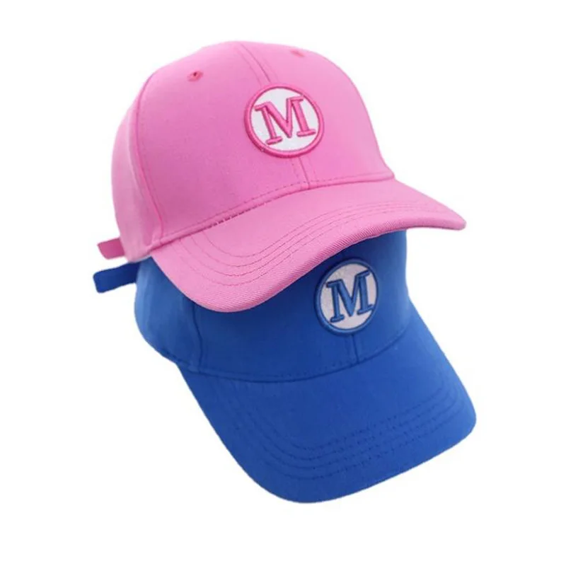 

Doitbest 2021 Children Baseball Cap summer Hip Hop Embroidery M letter kids Hats Boys Girls Caps child snapback Hat gorras