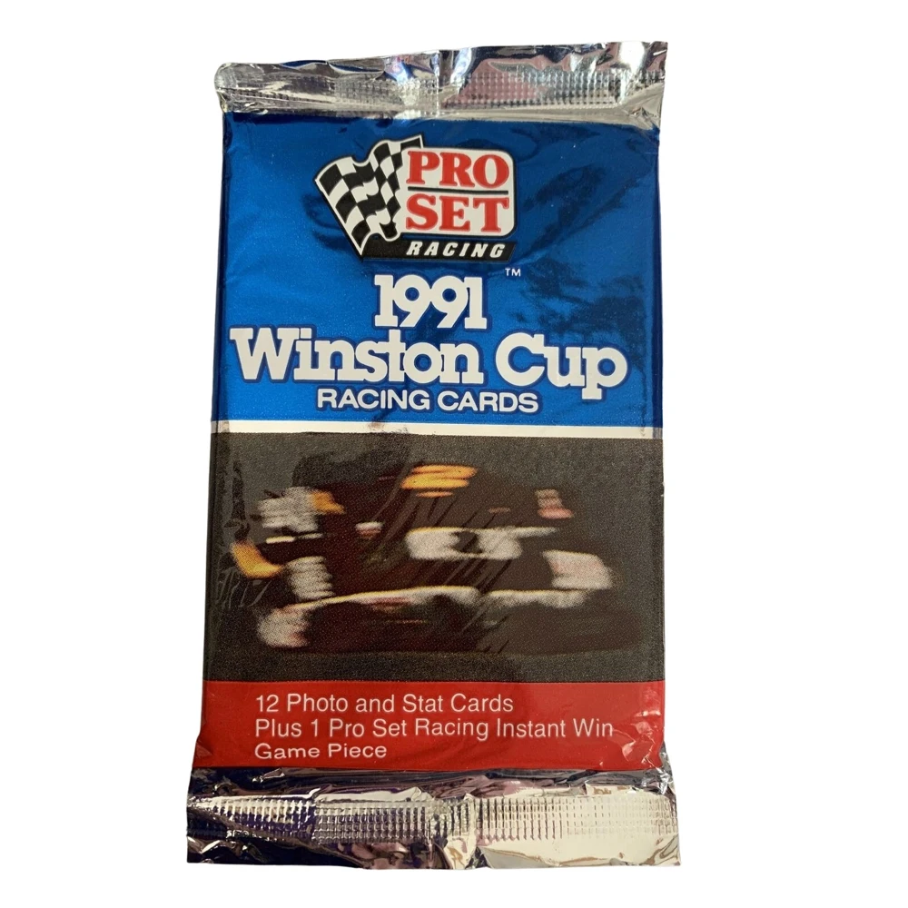 Pro Set 1991 Winston Cup. Коллекционные карточки гоночной серии сток-каров Nascar 12шт - купить
