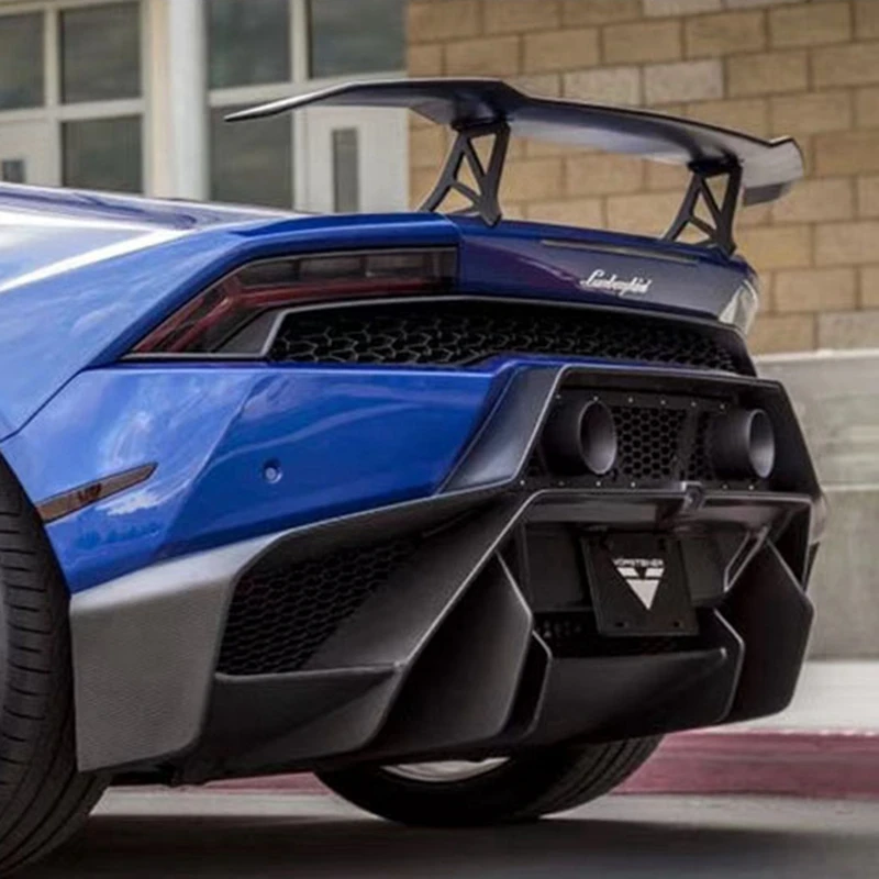 Настоящее углеродное волокно заднее крыло багажника губа спойлер для Lamborghini Huracan