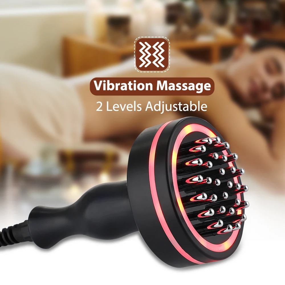 

Electric Scraper for Full Body Meridian Massager Brush Detoxification Beauty Bian Shi Warm Moxibustion Massage Relaxation Tool