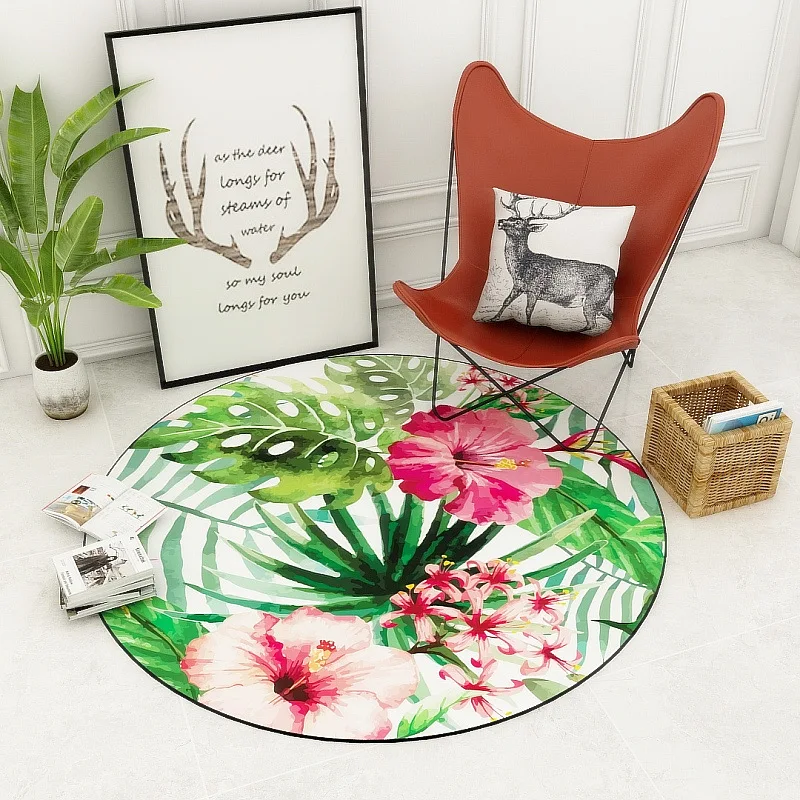 round carpet rug non slip carpet mat for living room home decor foot mat sofa cushion floor mat office hotel parlor carpet rugs free global shipping