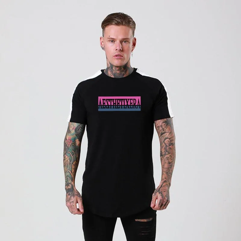 

Brand Streetwear T-Shirts Summer Sporting T-shirt Men Short Sleeve Fitness T shirt Men's Bodybuilding Tshirt Gyms Tee Shirt