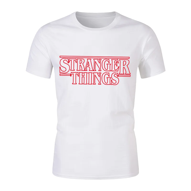 

Stranger Things T shirt Man Summer Cotton Short Sleeve T shirts Male Casual Tee 2021 Man High Quality Sportswear Tracksuit Tee