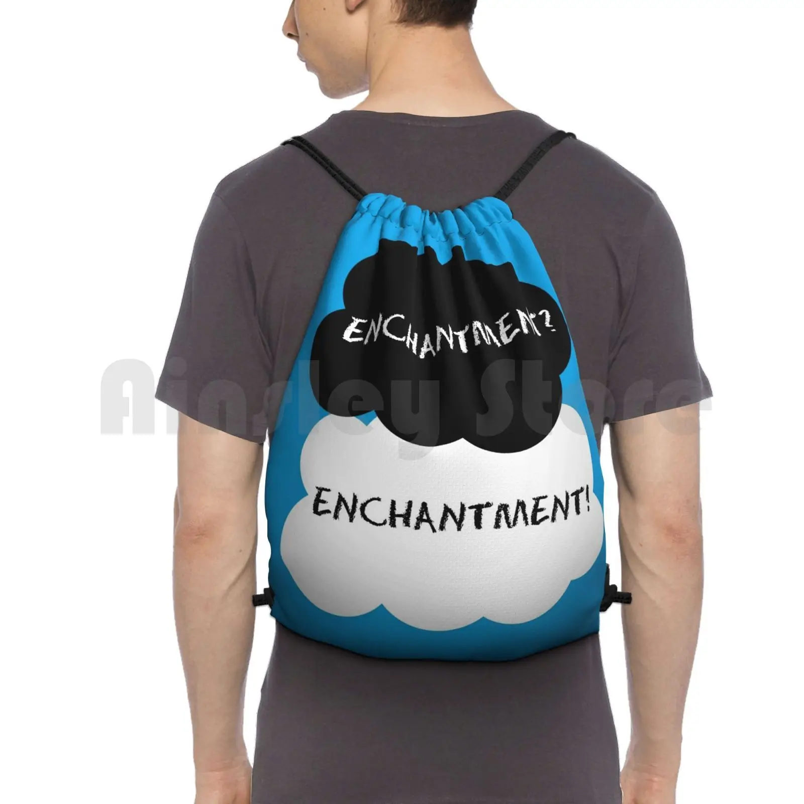 

Enchantment  Backpack Drawstring Bags Gym Bag Waterproof Sandal Dragon Age Dragon Age Origins Dragon Age Awakening