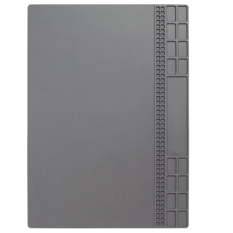 

Gray Heat Insulation Soldering Mat Working Mat Heat-Resistant Soldering Station Repair Insulation Pad Insulator Pad Maintenance