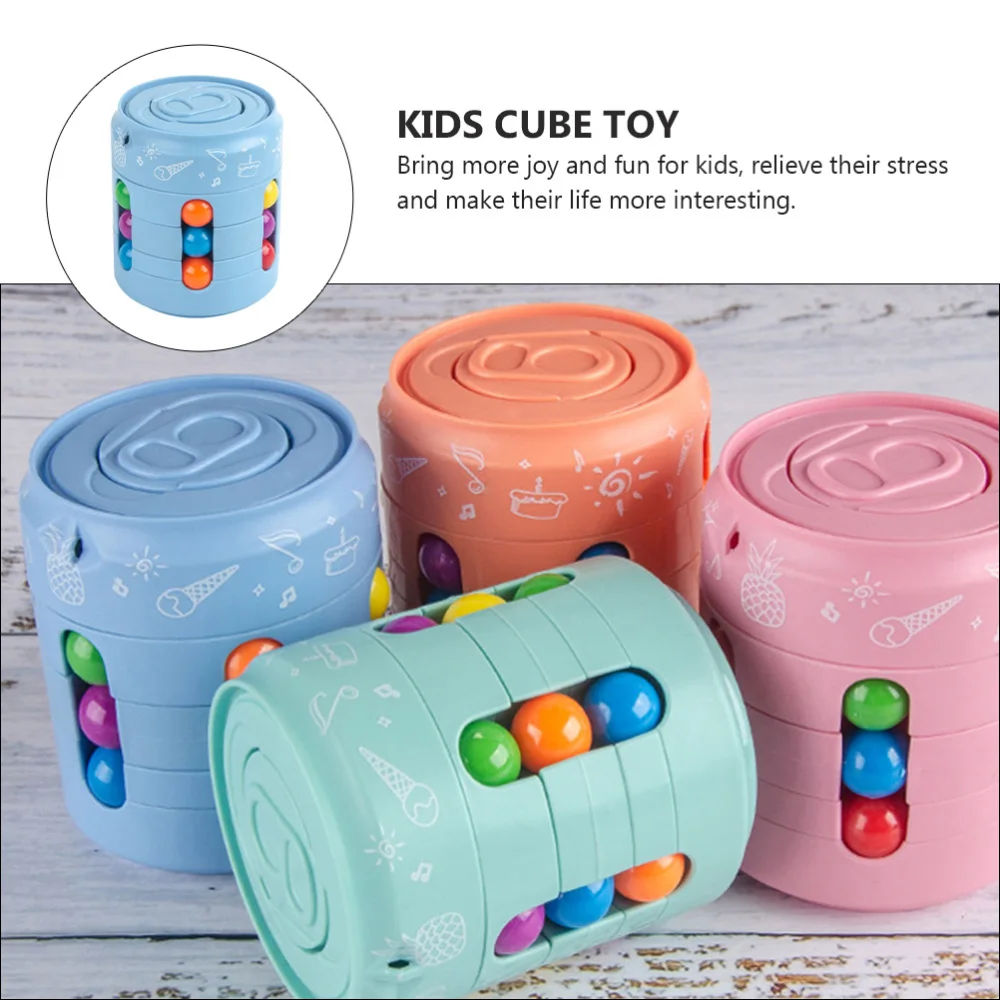 

Fingertip Bean Cube Puzzle Interesting Early Educational for Kids