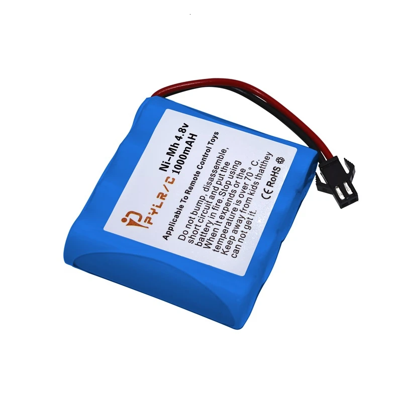 1 шт. перезаряжаемая батарея 4 8 в для радиоуправляемых игрушечных автомобилей