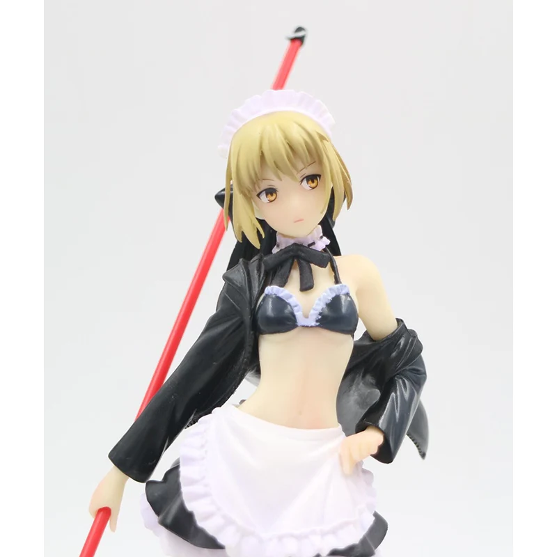 22 см Обувь для косплея Аниме Fate Grand сабля Швабра горничной ПВХ Фигурки игрушки
