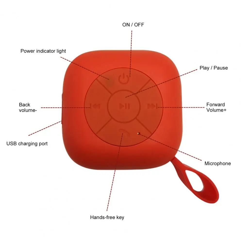 

Mini Portable Rechargeable Bluetooth Wireless Solid Color Speaker Music Player