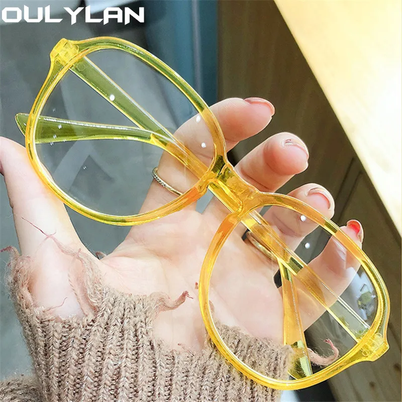 Овальные готовые очки для близорукости мужчин и женщин ультралегкие по рецепту