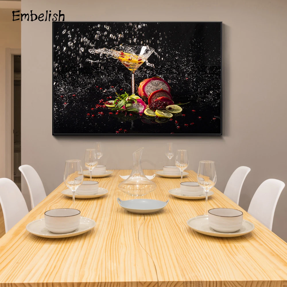 Embelish всплеск в стекле Летние фрукты современная кухня домашний декор фотографии