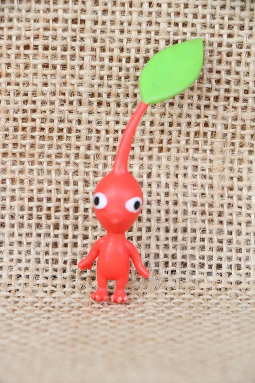 6 см с рисованным аниме Pikmin фигурки куклы голова может двигаться ПВХ