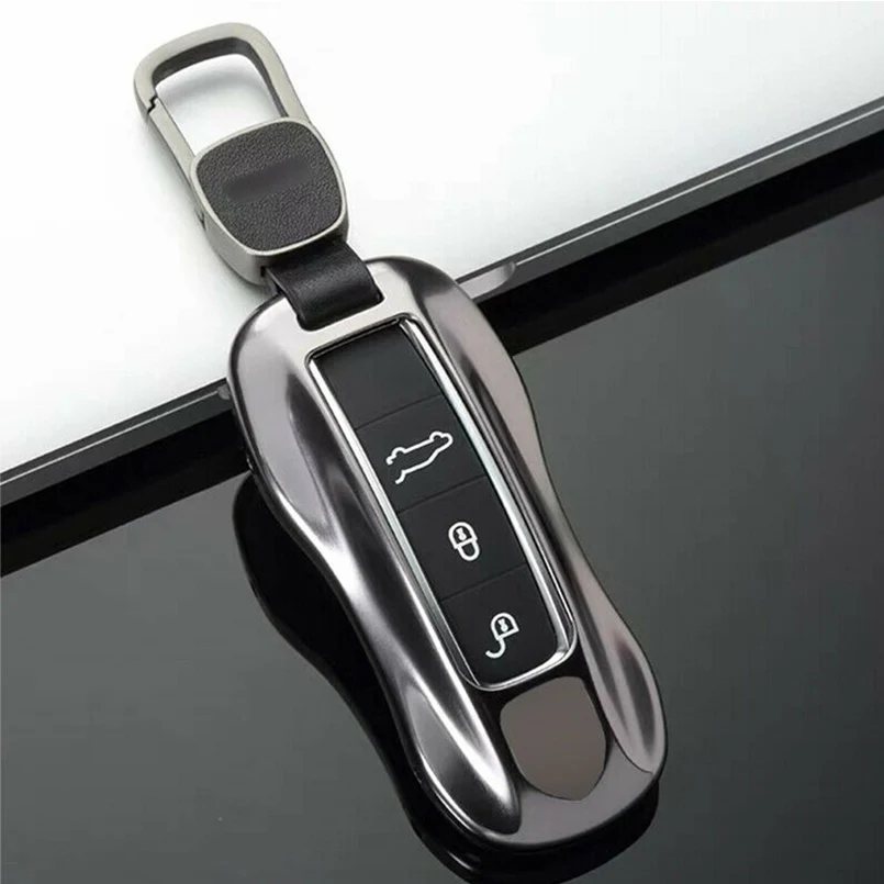 

1Pcs Car Remote Smart Key Case Key Covers For Porsche Panamera 911 Cayenne Macan